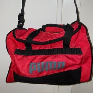 Red Puma Gym Bag